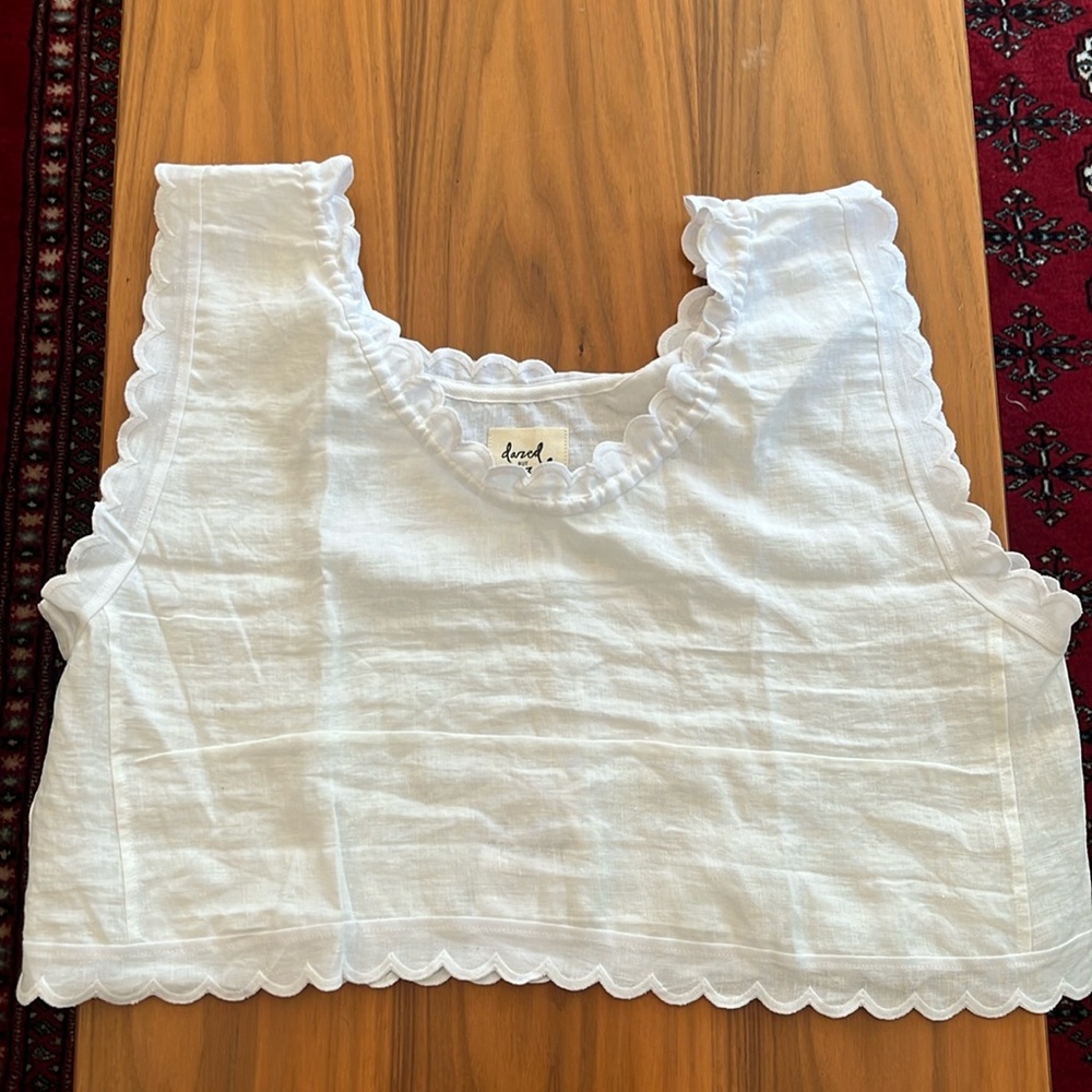 Dazed and Amazed blouse size 1 white